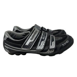 Shimano M075 SPD Cycling Shoes With Hook and Loop Straps Mens Size 46 US 11.2